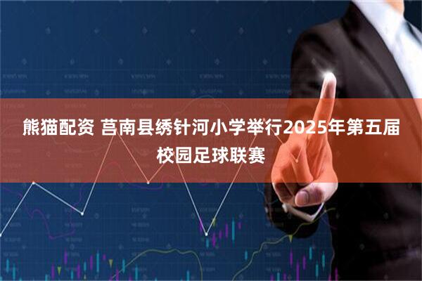 熊猫配资 莒南县绣针河小学举行2025年第五届校园足球联赛