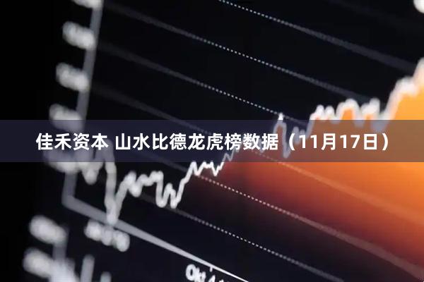 佳禾资本 山水比德龙虎榜数据（11月17日）